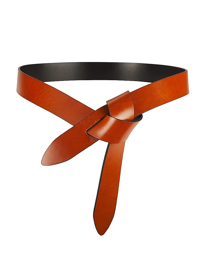Lecce Leather Wrap Belt