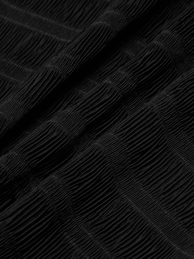 Gigi Satin One-Shoulder Midi-Dress