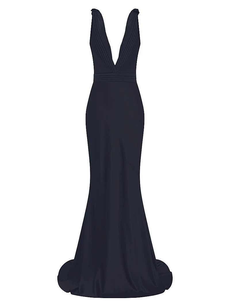 Signature Beloved Sleeveless Satin Gown