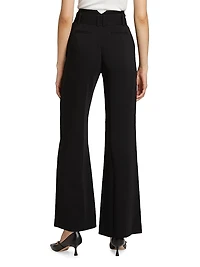 Belted Wide-Leg Trousers