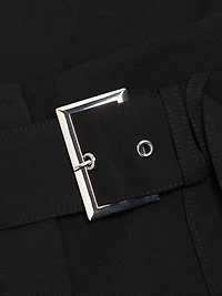 Belted Wide-Leg Trousers