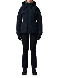 Iclyn Hooded Shell Down Ski Jacket