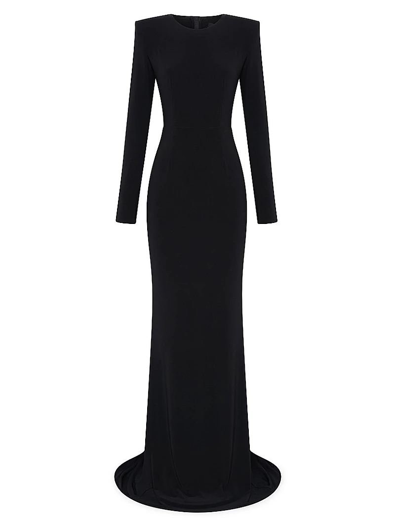 Forte Floor-Length Jersey Gown