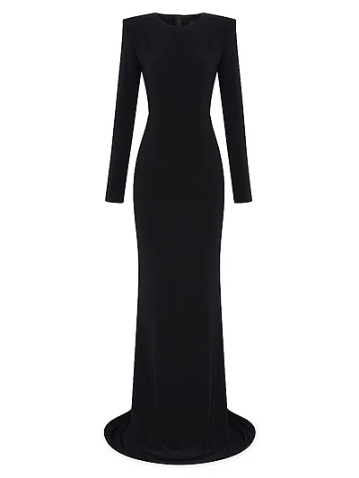Forte Floor-Length Jersey Gown