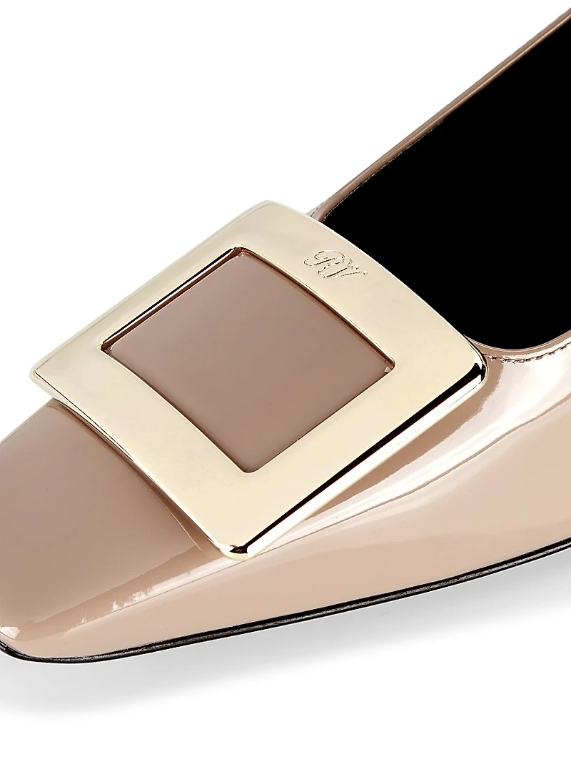 Decollete Belle Vivier 45MM Patent Leather Pumps