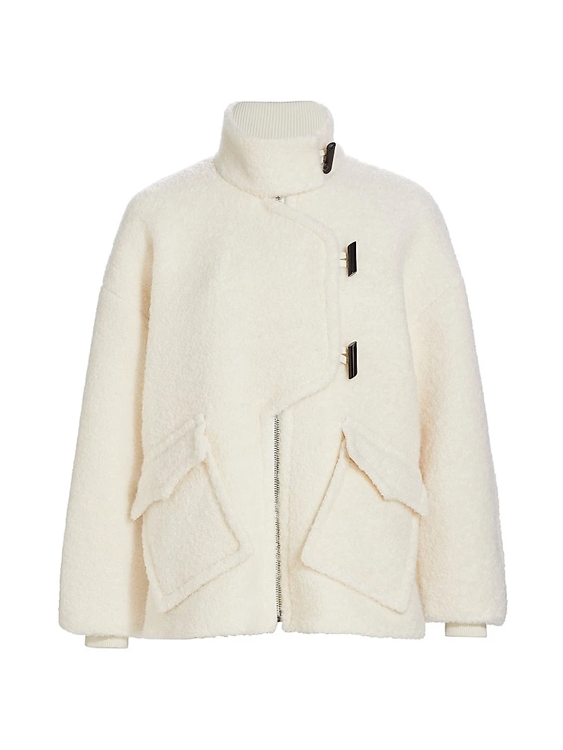Wool-Blend Boucle Jacket