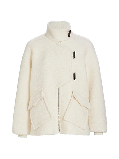 Wool-Blend Boucle Jacket