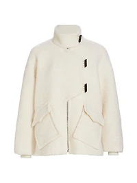 Wool-Blend Boucle Jacket