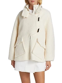 Wool-Blend Boucle Jacket