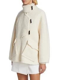 Wool-Blend Boucle Jacket