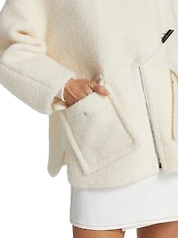 Wool-Blend Boucle Jacket