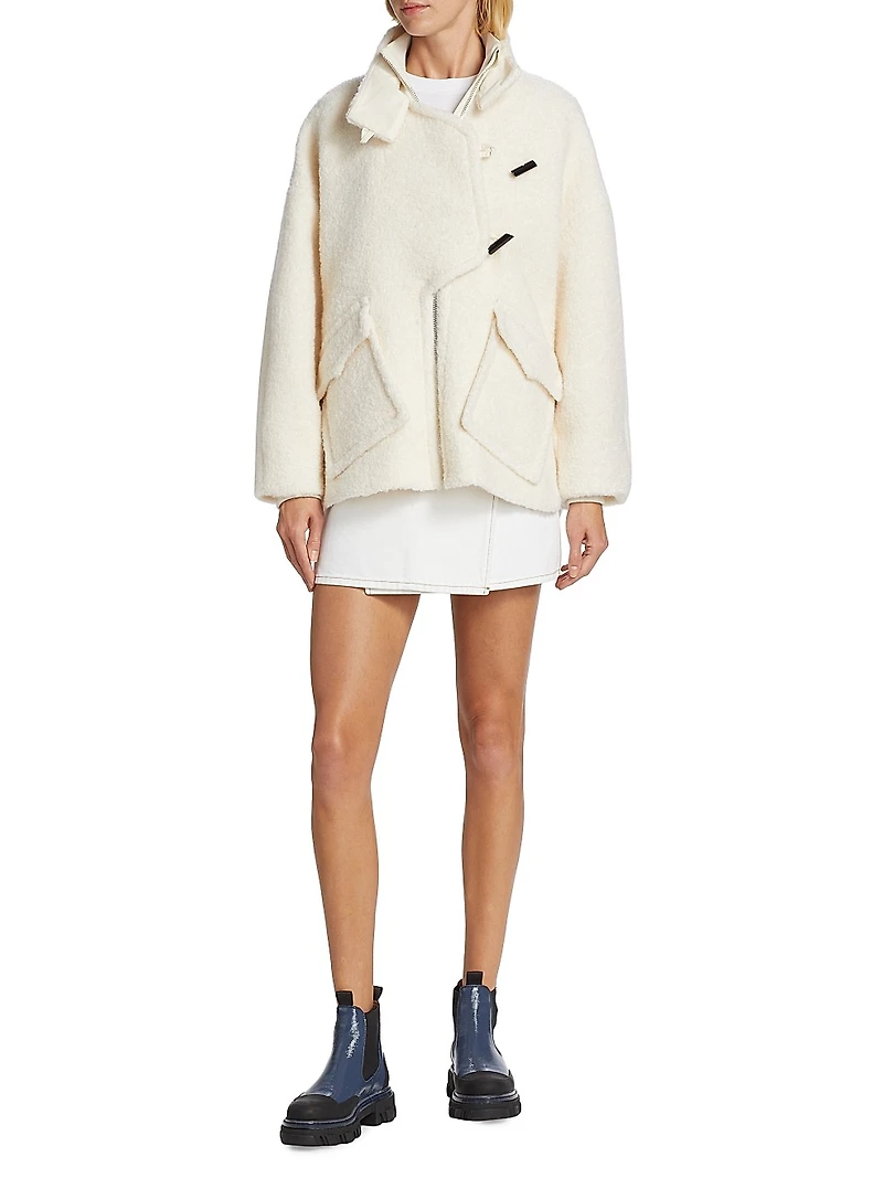 Wool-Blend Boucle Jacket