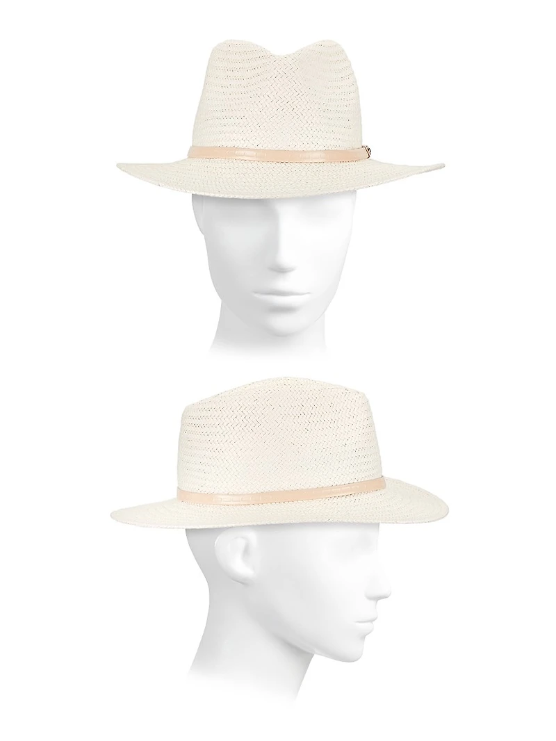 Packable Straw Fedora