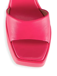 COLLECTION Sky-high Platform Leather Sandals