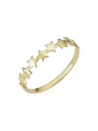 14K Yellow Gold Aim for the Stars Ring