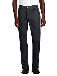 Straight-Leg Five-Pocket Jeans