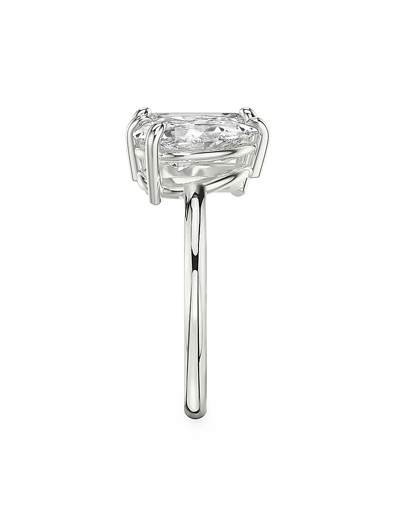 Statement Rings The Toi Et Moi 18K White Gold & 3.50 TCW Lab-Grown Diamond Engagement Ring