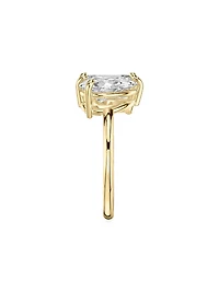 Toi Et Moi 18K Yellow Gold & 3.50 TCW Lab-Grown Diamond Engagement Ring