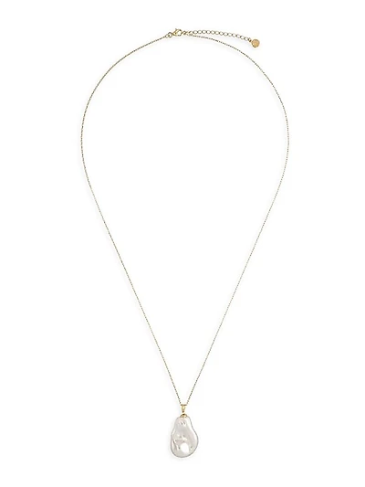 Keila 18K Gold-Plate & Faux Wild Pearl Pendant Necklace