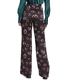 Peaton Floral Silk Pants