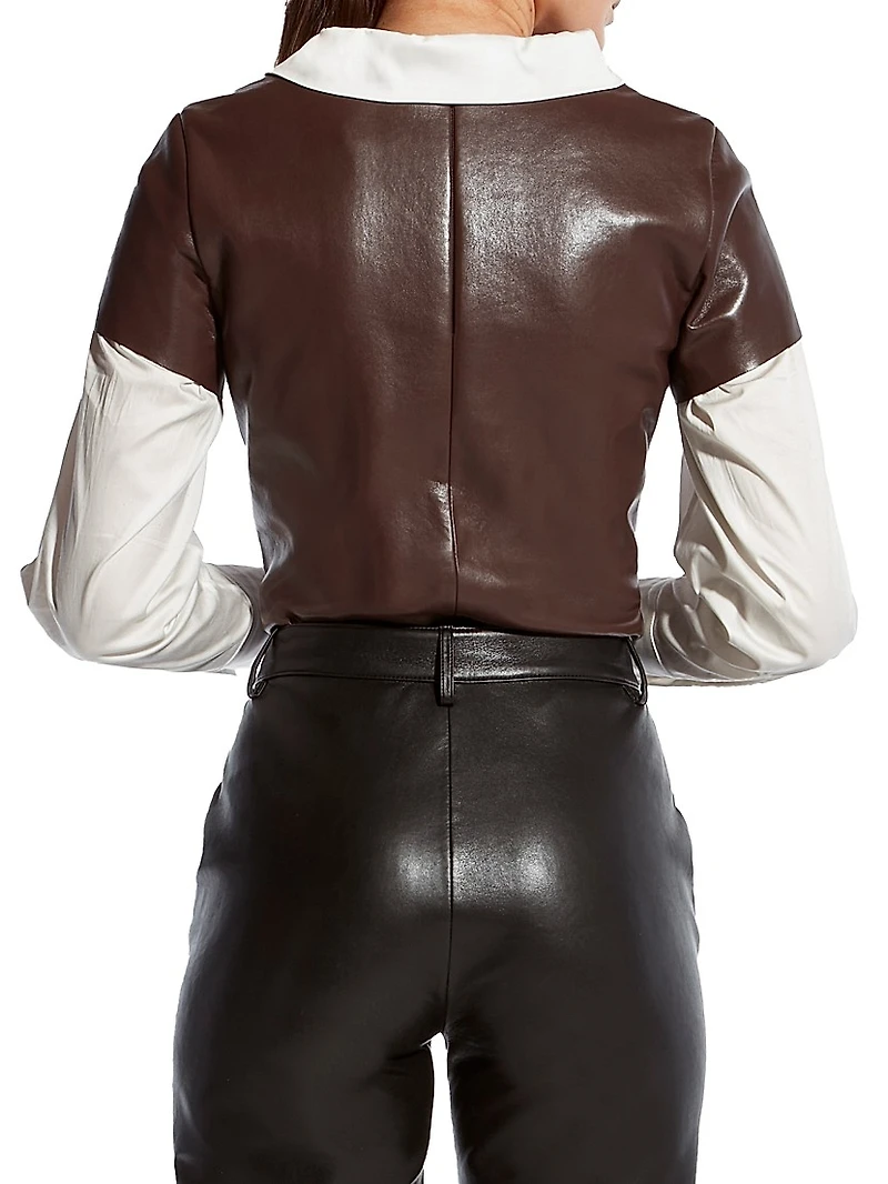 New Guard Recycled Leather Tee