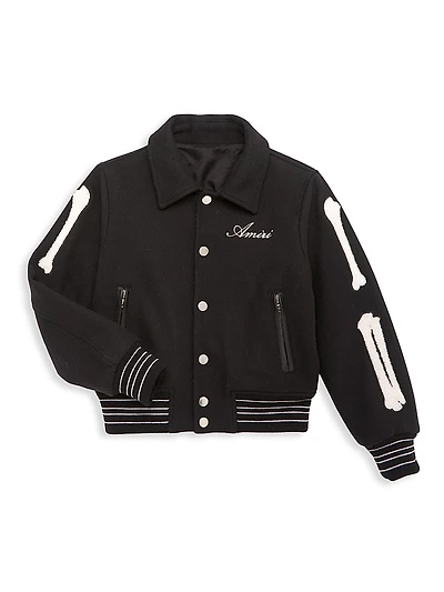Little Kid's & Wool Bones Jacket