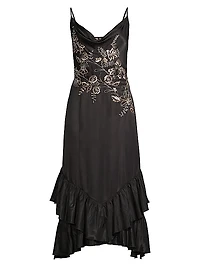 Embellished Slip Dress