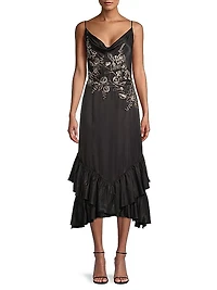 Embellished Slip Dress