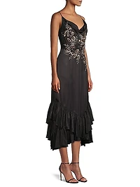 Embellished Slip Dress