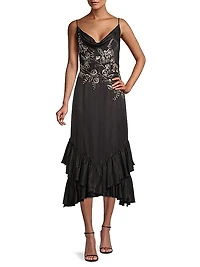 Embellished Slip Dress