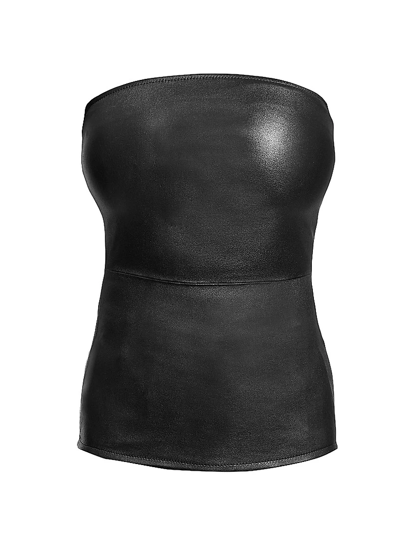 Cinematique Stretch Leather Bustier