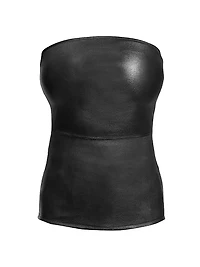 Cinematique Stretch Leather Bustier