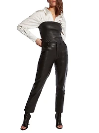 Cinematique Stretch Leather Bustier