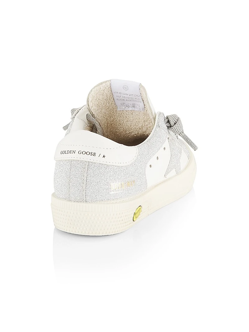 Baby's, Little Girl's & May Glitter Star Sneakers