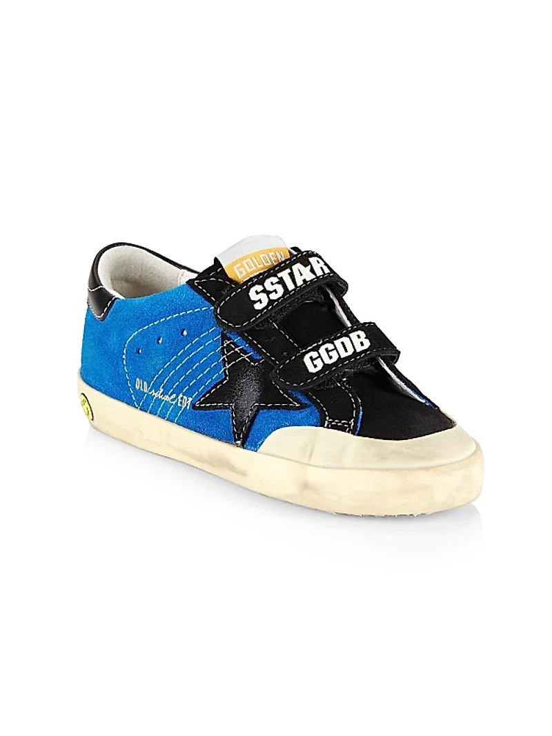 Baby Boy's,Little Boy's & Boy's Penstar Suede And Star Leather Heel Sneakers