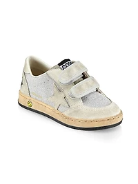 Baby's, Little Kid's & Kid's Ballstar Glitter Suede Star Sneakers