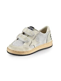 Baby's, Little Kid's & Kid's Ballstar Glitter Suede Star Sneakers
