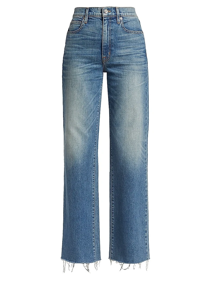 Grace High-Rise Stretch Wide-Leg Jeans