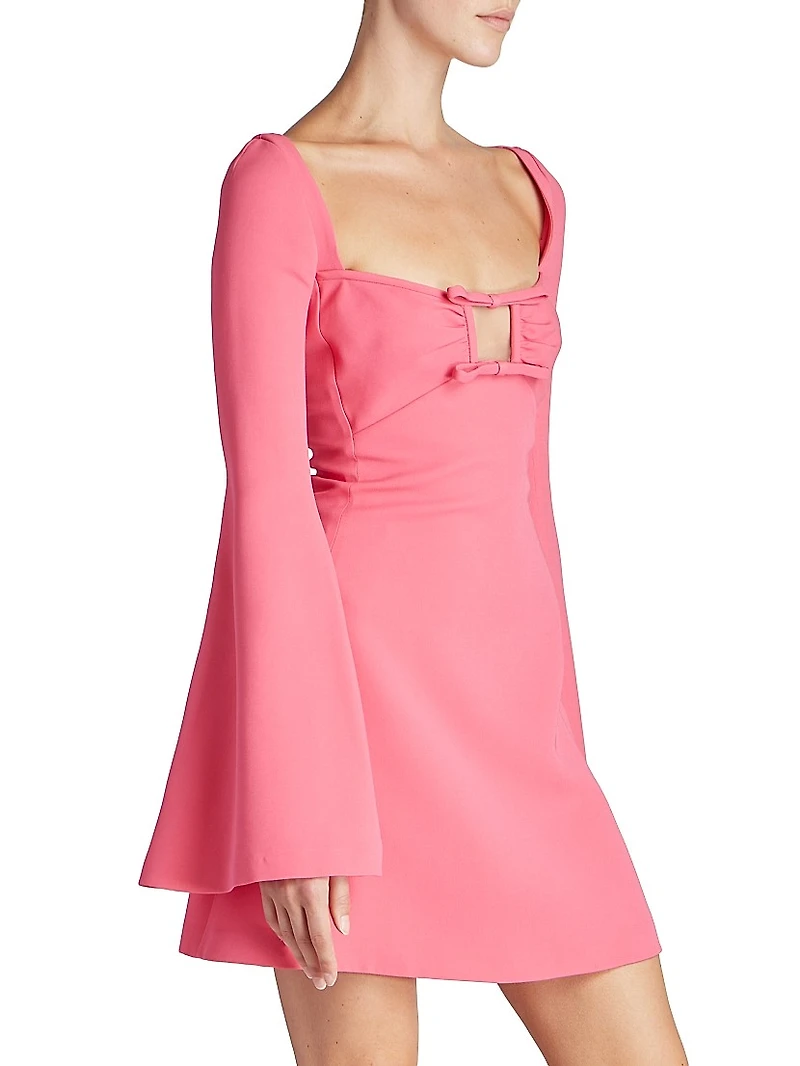 Bell-Sleeve Minidress