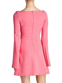 Bell-Sleeve Minidress