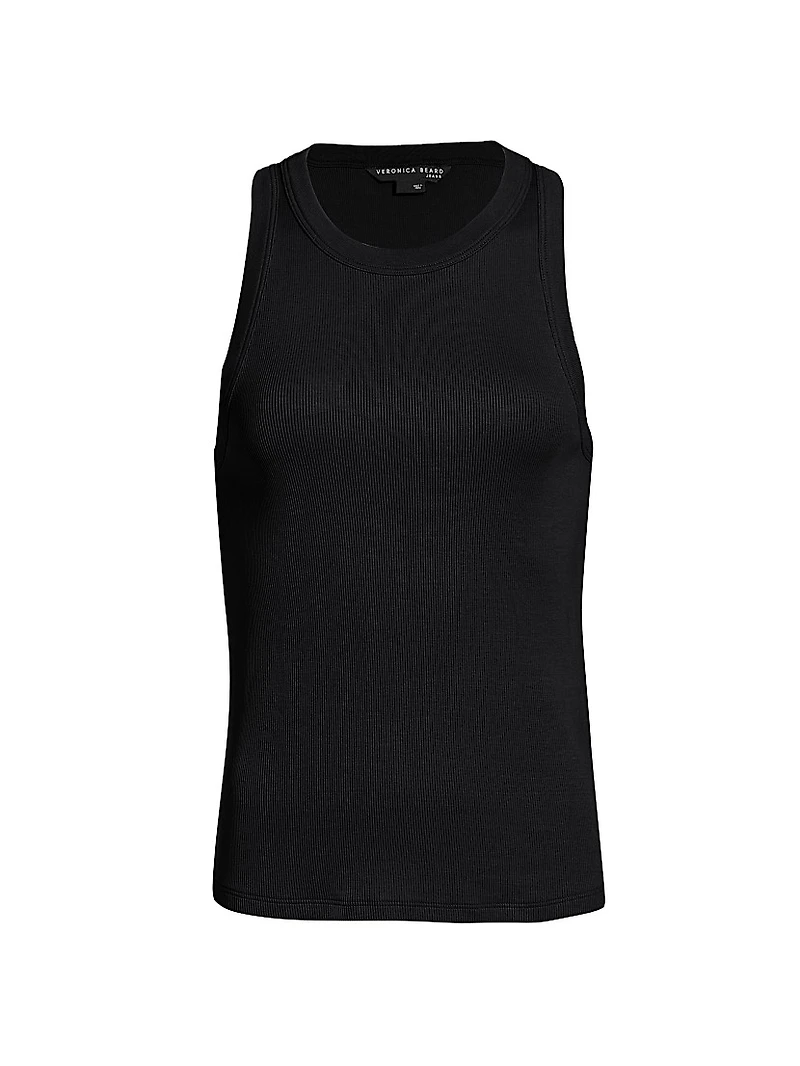 Jordyn Stretch-Cotton Tank Top
