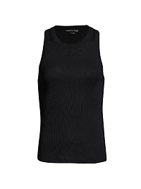 Jordyn Stretch-Cotton Tank Top