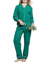 2-Piece Flannel Pajama Set