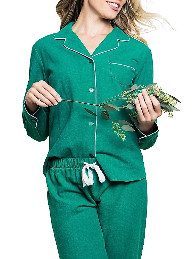 2-Piece Flannel Pajama Set