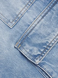 Cay Baggy Denim Cargo Pants