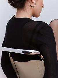 14K-Yellow-Gold Vermeil Graduated Hoop Earrings