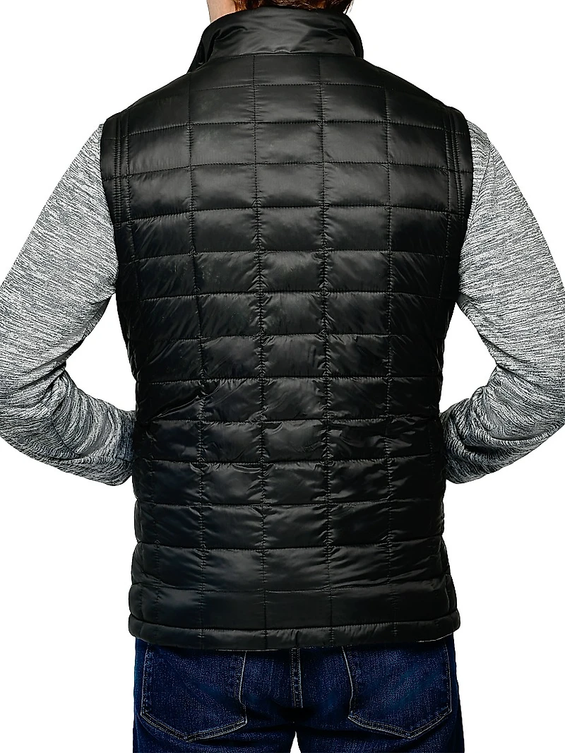 Quilted Reversible Fleece Vest