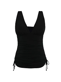 Solids Dani Ruched Tankini Top