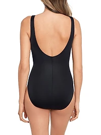 Razzle Dazzle Zip One-Piece Swimsuit