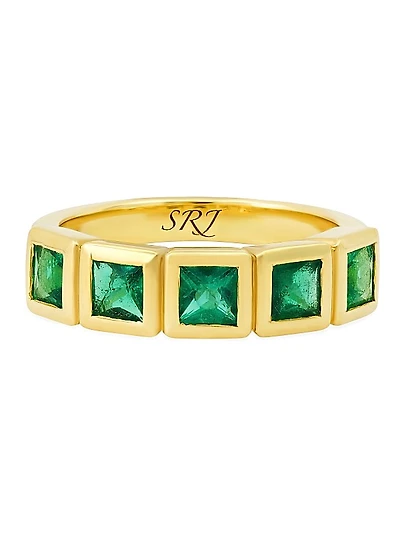 14K Gold & Emerald Ring